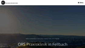 What Ors-praxisklinik.de website looked like in 2019 (4 years ago)