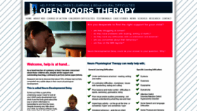 What Open-doors-therapy.co.uk website looked like in 2019 (4 years ago)