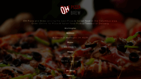What Ohpizzabrew.com website looked like in 2019 (4 years ago)