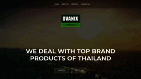 What Ovanix.com website looked like in 2019 (4 years ago)