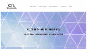 What Otltechnologies.com website looked like in 2019 (4 years ago)