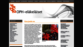 What Oph-elakelaiset.fi website looked like in 2019 (4 years ago)