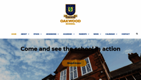 What Oakwoodschool.org.uk website looked like in 2019 (4 years ago)