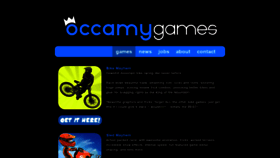 What Occamygames.com website looked like in 2019 (4 years ago)