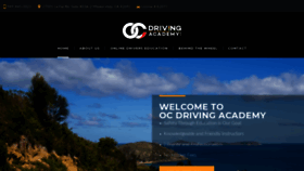 What Ocdrivingacademy.com website looked like in 2019 (4 years ago)