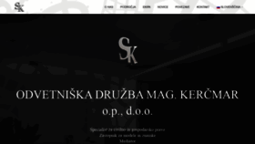 What Odvetnik-kercmar.si website looked like in 2019 (4 years ago)