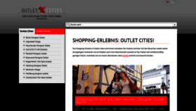 What Outlet-cities.de website looked like in 2019 (4 years ago)