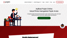 What Online-pajak.com website looked like in 2019 (4 years ago)
