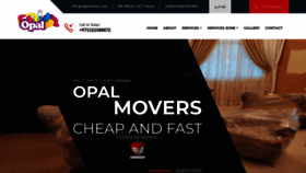 What Opalmovers.com website looked like in 2019 (4 years ago)