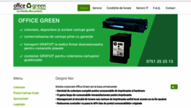 What Officegreen.ro website looked like in 2019 (4 years ago)