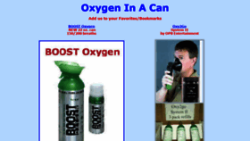 What Oxygeninacan.com website looked like in 2019 (4 years ago)