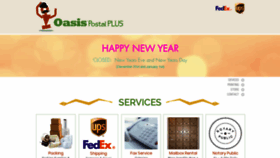 What Oasispostalplus.com website looked like in 2020 (4 years ago)