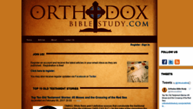 What Orthodoxbiblestudy.com website looked like in 2020 (4 years ago)