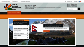 What Osi-panthera.org website looked like in 2020 (4 years ago)