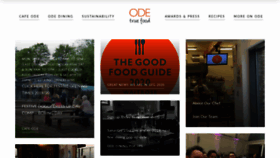 What Odetruefood.com website looked like in 2020 (4 years ago)