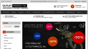 What Outlethandel.nl website looked like in 2020 (4 years ago)