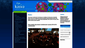 What Opijakasva.fi website looked like in 2020 (4 years ago)