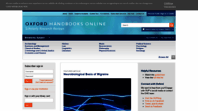 What Oxfordhandbooks.com website looked like in 2020 (4 years ago)