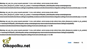 What Oikopolku.net website looked like in 2020 (4 years ago)