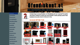 What Ofendiskont.at website looked like in 2020 (4 years ago)