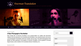 What Overmanfoundation.org website looked like in 2020 (4 years ago)
