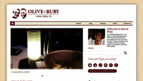 What Oliveandruby.com website looked like in 2020 (4 years ago)