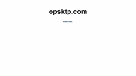 What Opsktp.com website looked like in 2020 (4 years ago)