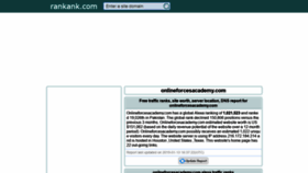 What Onlineforcesacademy.com.rankank.com website looked like in 2020 (4 years ago)