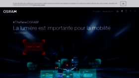 What Osram.fr website looked like in 2020 (4 years ago)