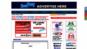 What Ourdogs.co.uk website looked like in 2020 (4 years ago)