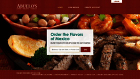 What Order.abuelos.com website looked like in 2020 (4 years ago)