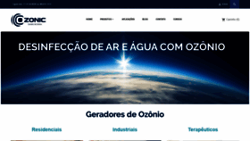 What Ozonio.net website looked like in 2020 (4 years ago)
