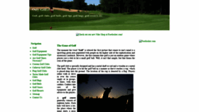 What Only-golf.com website looked like in 2020 (4 years ago)