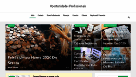 What Oportunidadesprofissionais.com.br website looked like in 2020 (4 years ago)