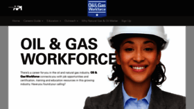 What Oilgasworkforce.com website looked like in 2020 (4 years ago)
