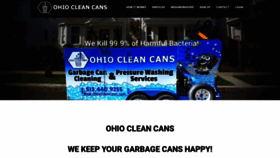 What Ohiocleancans.com website looked like in 2020 (4 years ago)