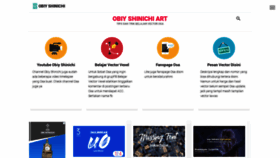 What Obiyshinichiart.com website looked like in 2020 (4 years ago)