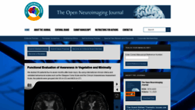 What Openneuroimagingjournal.com website looked like in 2020 (4 years ago)