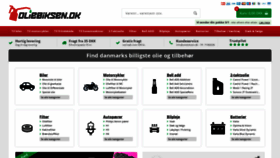What Oliebiksen.dk website looked like in 2020 (4 years ago)