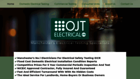 What Ojtelectrical.co.uk website looked like in 2020 (4 years ago)