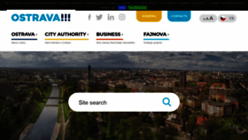 What Ostrava.cz website looked like in 2020 (4 years ago)