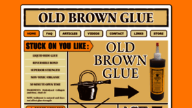 What Oldbrownglue.com website looked like in 2020 (5 years ago)