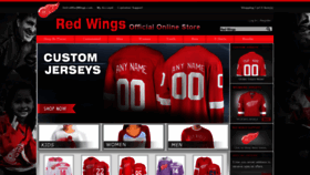What Officialdetroitredwings.com website looked like in 2020 (4 years ago)