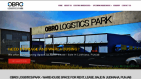 What Obrologistics.com website looked like in 2020 (4 years ago)