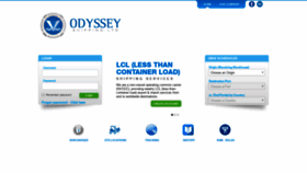 What Odysseyshipping.com website looked like in 2020 (4 years ago)