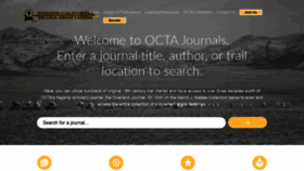 What Octa-journals.org website looked like in 2020 (4 years ago)