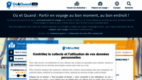 What Ou-et-quand.net website looked like in 2020 (4 years ago)