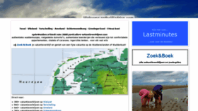 What Onthewadden.com website looked like in 2020 (4 years ago)