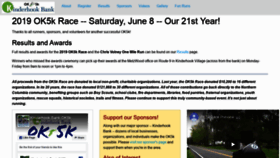 What Ok5krace.com website looked like in 2020 (4 years ago)