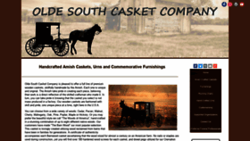 What Oldesouthcaskets.com website looked like in 2020 (4 years ago)